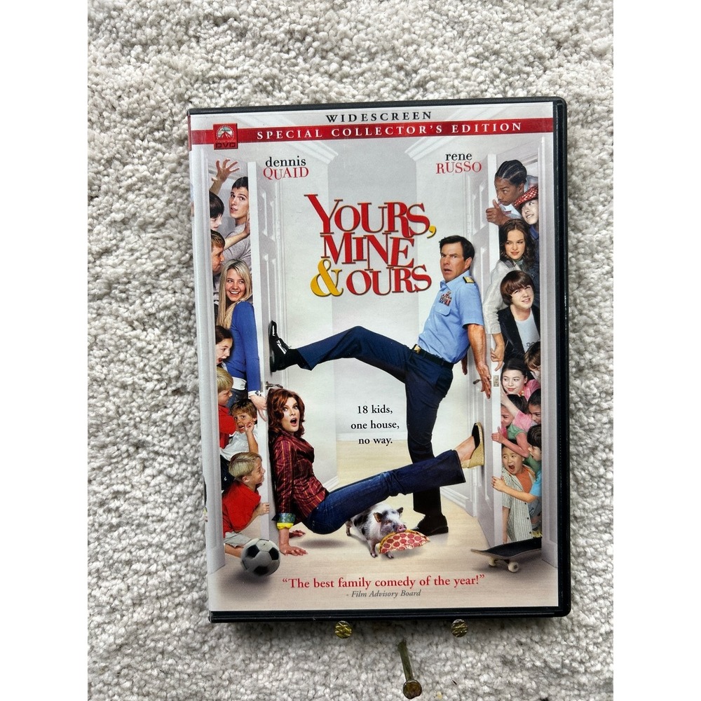 Yours, Mine & Ours DVD 2005 Special Collector's Edition Dennis Quaid Rene Russo